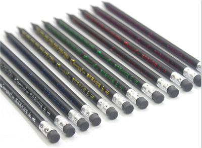 Yaron Culture Student Stationery Office Culture Writing Tool Pencil Factory Direct Stamping Black Wood Hb Pencil Three Side Printing Student Drawing Pen Specification drawing