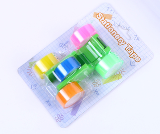 彩色胶带小清新可爱迷你小巧胶带彩色DIY装饰手工胶带产品图