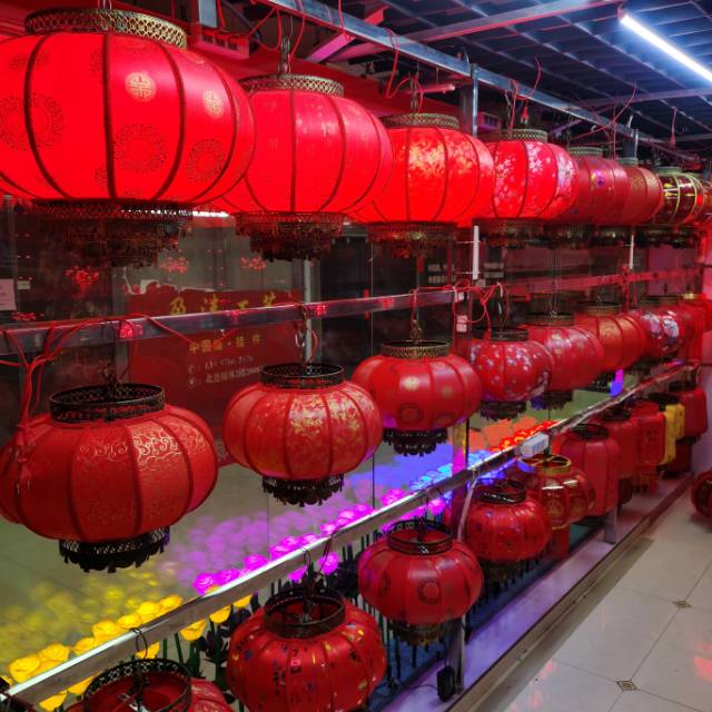 40公分PVC旋转灯LED灯笼喜庆用品装饰挂件喜庆婚庆节庆用品乔迁新居