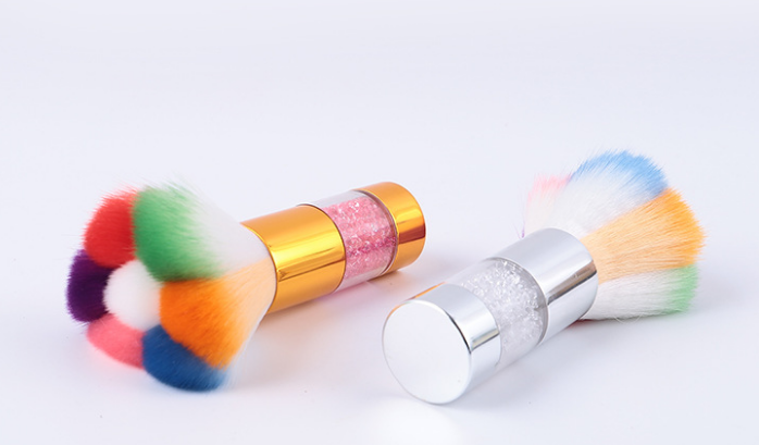 Nail art dust brush with drill, nail art tools, multi-functional brush, soft nail brush, blush makeup brush, mask brush details Picture