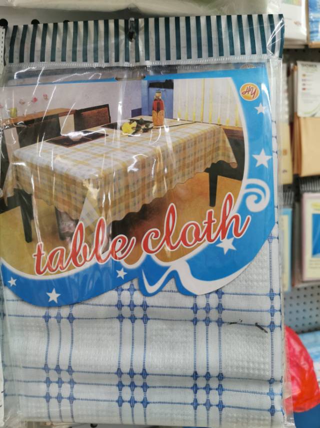 桌布/桌旗/钩织方桌布/刺绣美式桌布/饭店餐桌桌布纯色产品图