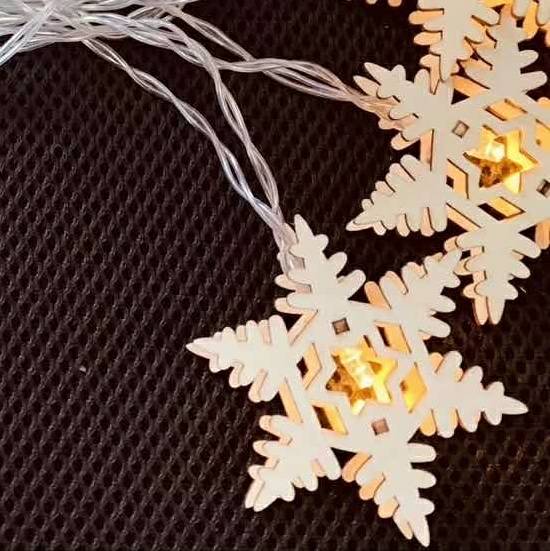 Christmas Decorative Lights Led Light String Lights Net Red Romantic Small Light Bulb House Small Cage Small Snowflake Model New Year Star Lighting Lighting 11 Specification drawing