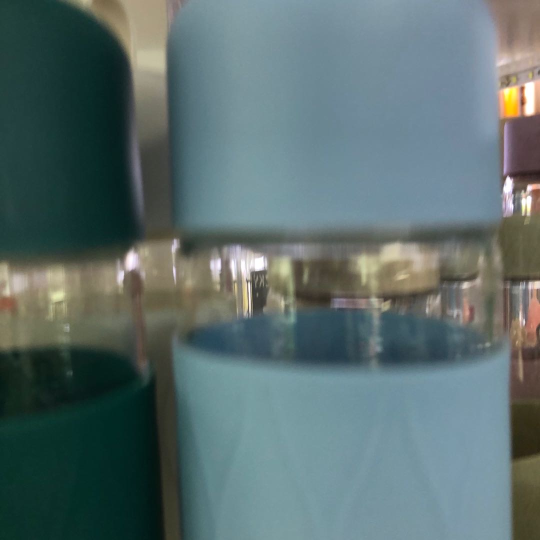 Double Layer With Silicone Anti-Scalding Can Carry Portable Glass Bottle Direct details Picture