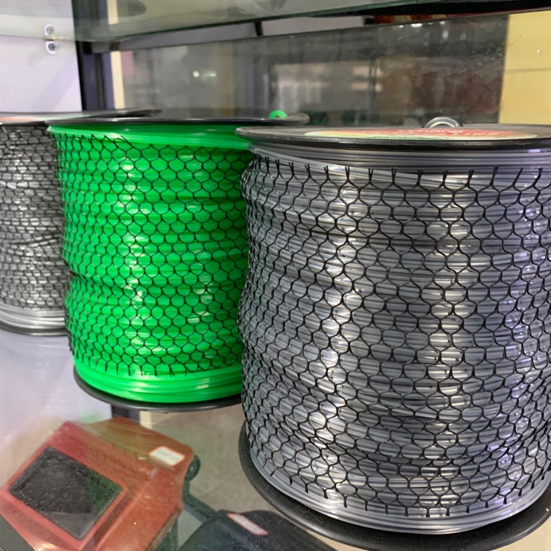 耐磨型打草绳3.0mm灰色款圆形割草线