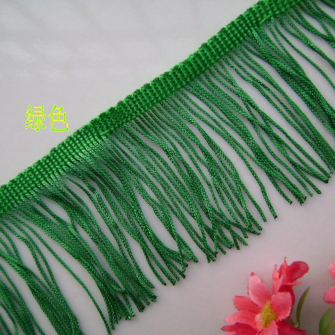 5-6 cm wide Latin dance tassel lace beaded curtain banner lace webbing details Picture