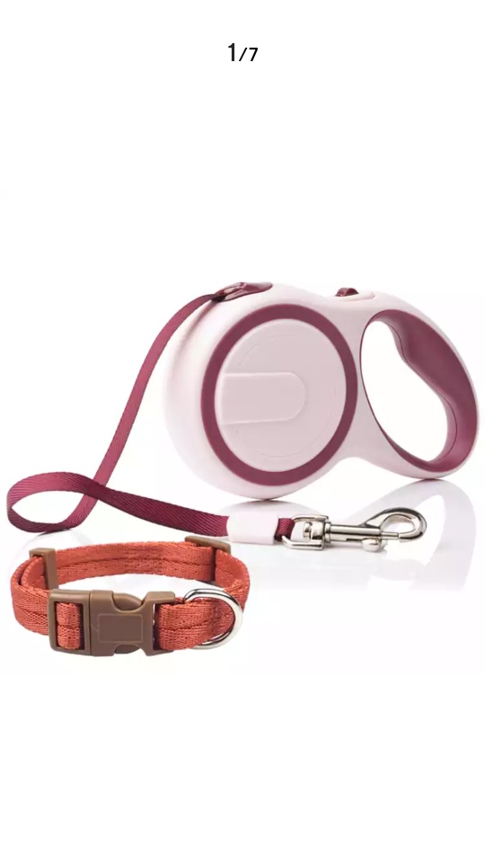 Mengmeng's self-retractable portable pet leash