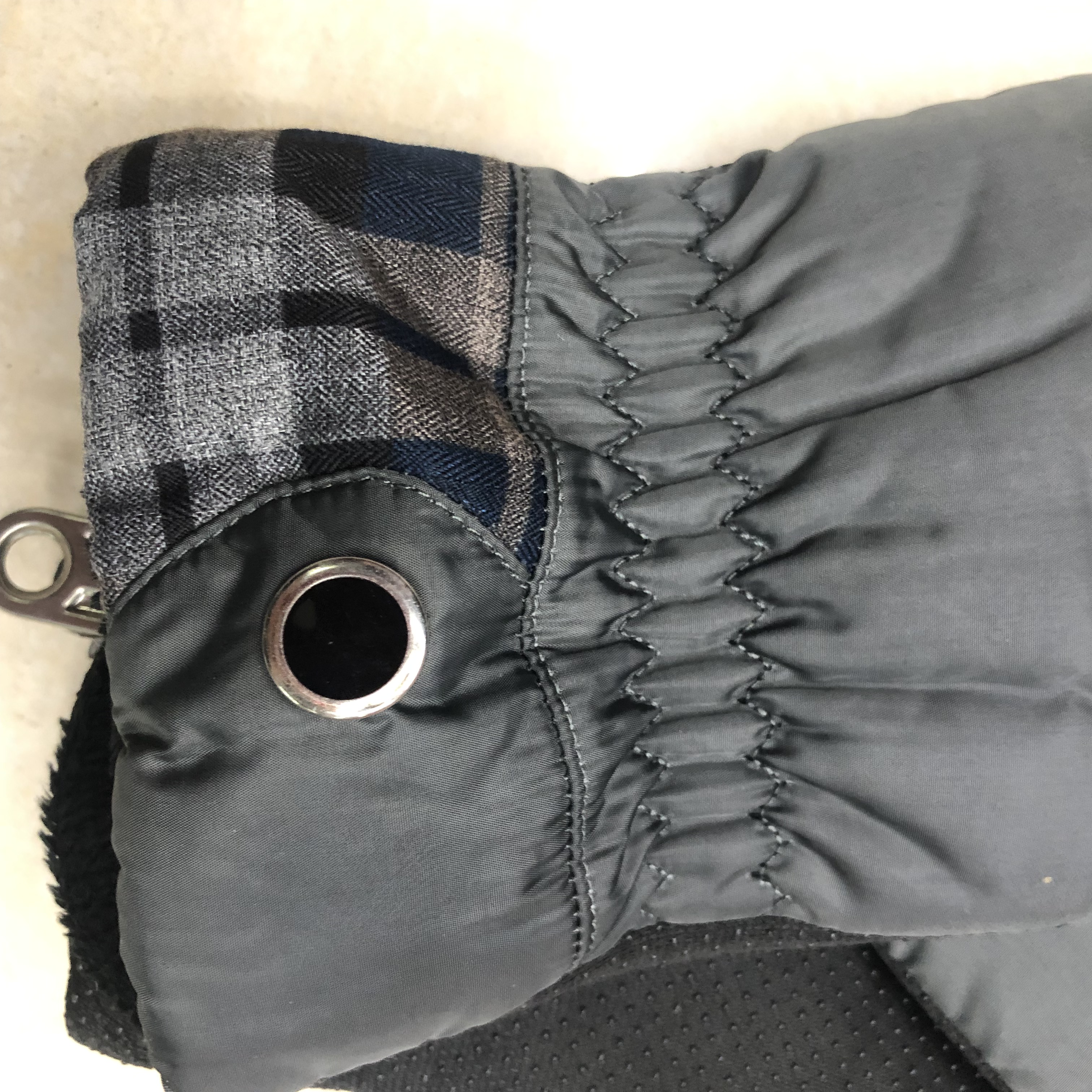 Men's Gloves For Winter Riding Plus Fleece Thickened Warm Windproof Leather Gloves For Outdoor Motorcycle Riding Specification drawing