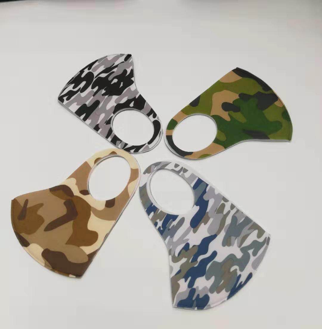 Mask Dust Breathable Camouflage Summer Sun Protection Men And Women Uv Thin Fashion Black [For Foreign Trade] Specification drawing