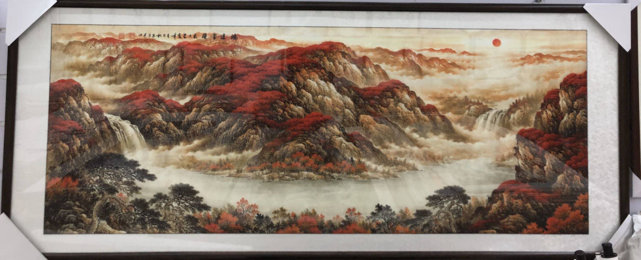 Yiwu Nian Hao Painting Industry 80X200cm Pure Manual Chinese Painting