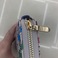 韩版彩色三折新款时尚女士 PU皮女式折叠简约中小零钱夹钱包女长款产品图