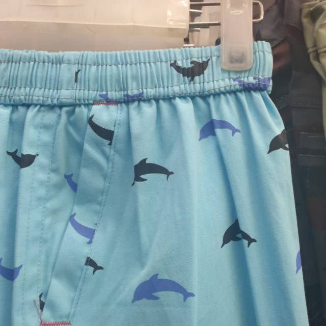 Shorts, men's beach pants, summer casual pure cotton underpants, trendy horse pants, thin pants, loose mid-length pants, capri pants details Picture