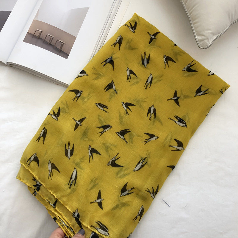 Early Spring Rejuvenation-Yellow Scarf