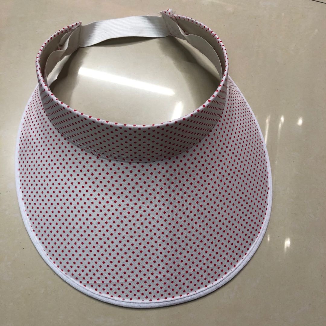 Summer Students Fashion Polka Dot Shade Uv Hat Travel Riding New Simple Style Specification drawing