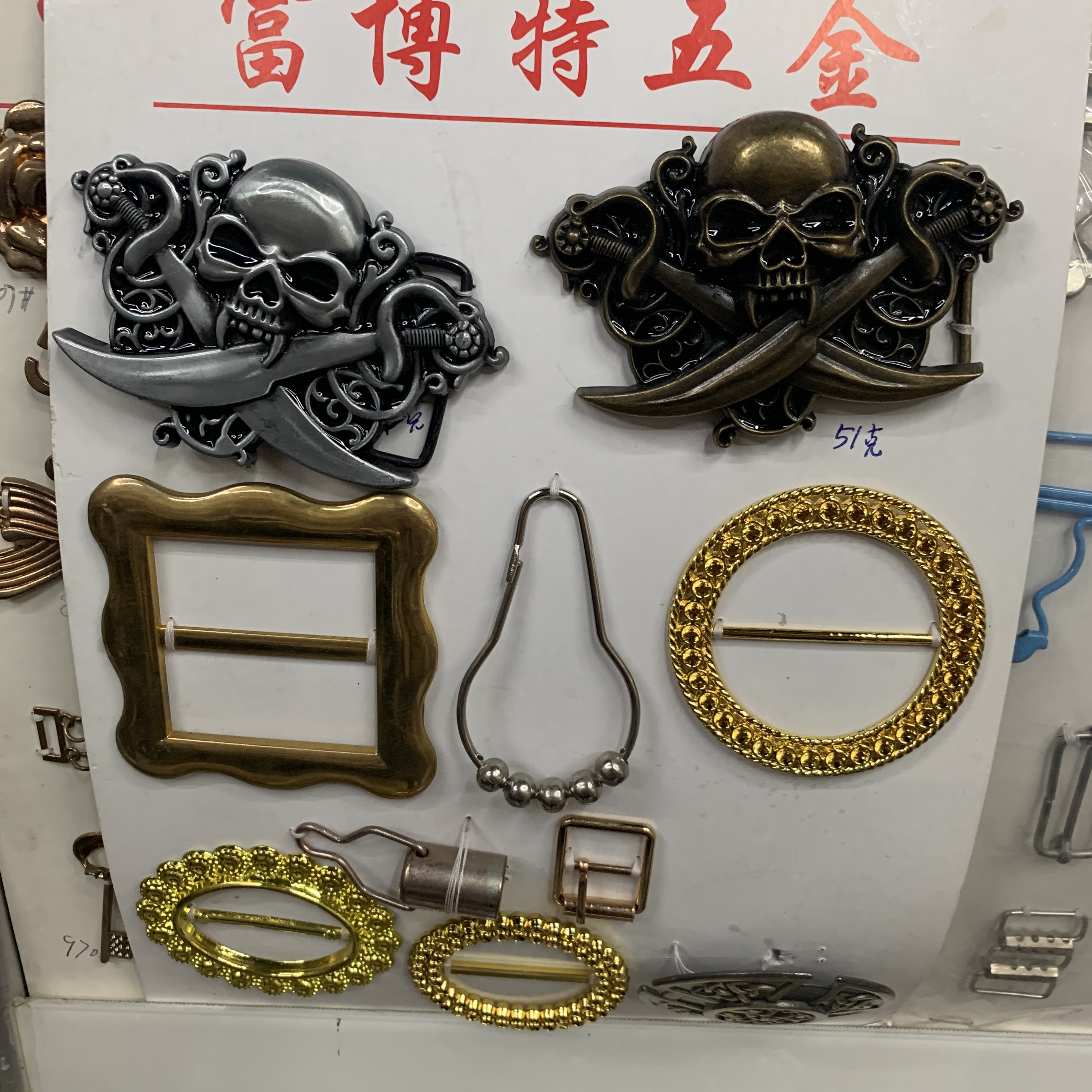 高档铜扣头皮带头男平滑扣男士黄铜皮带扣头裤腰带头配件