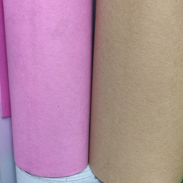 加厚紫灰毛毡布服装装饰布多色可选价格面议