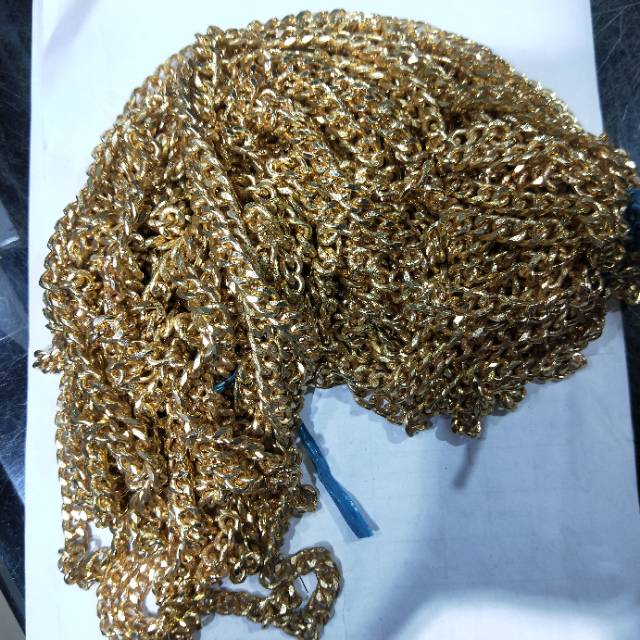 厂家直销简约大方时尚大众首饰饰品个性流行金黄色小链条新款饰链东樱饰链饰品配件