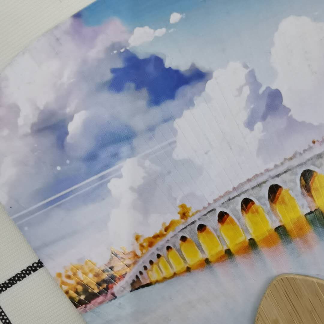 小扇子夏季学生儿童可爱迷你随身便携塑料手摇扇细节图