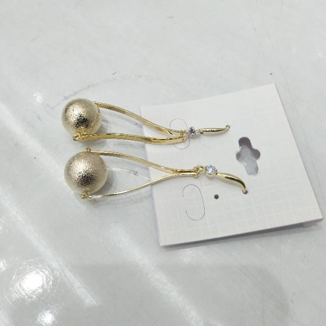 幸运珠纯铜镀金女士耳坠耳环时尚饰品百佳靓-135