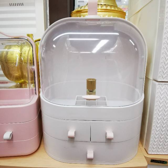 Cosmetics Storage Box The Same Desktop Dustproof Household Lipstick Large Dresser Skin Care Shelf