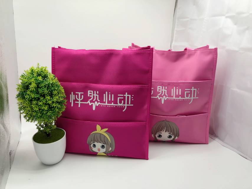 牛筋布防水补习袋学生简易袋方便袋产品图