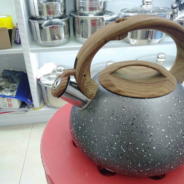 Stainless steel soundproof kettle for boiling tea, tea brewing utensils, open flame gas induction cooker for boiling water