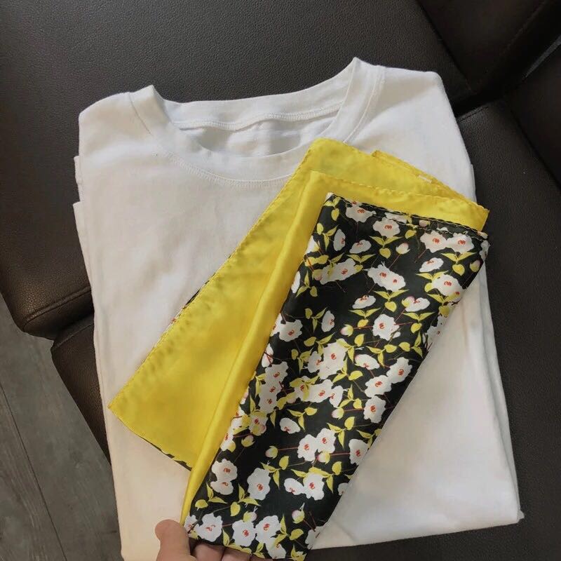 优雅显白女百搭装饰小丝巾领巾发带产品图