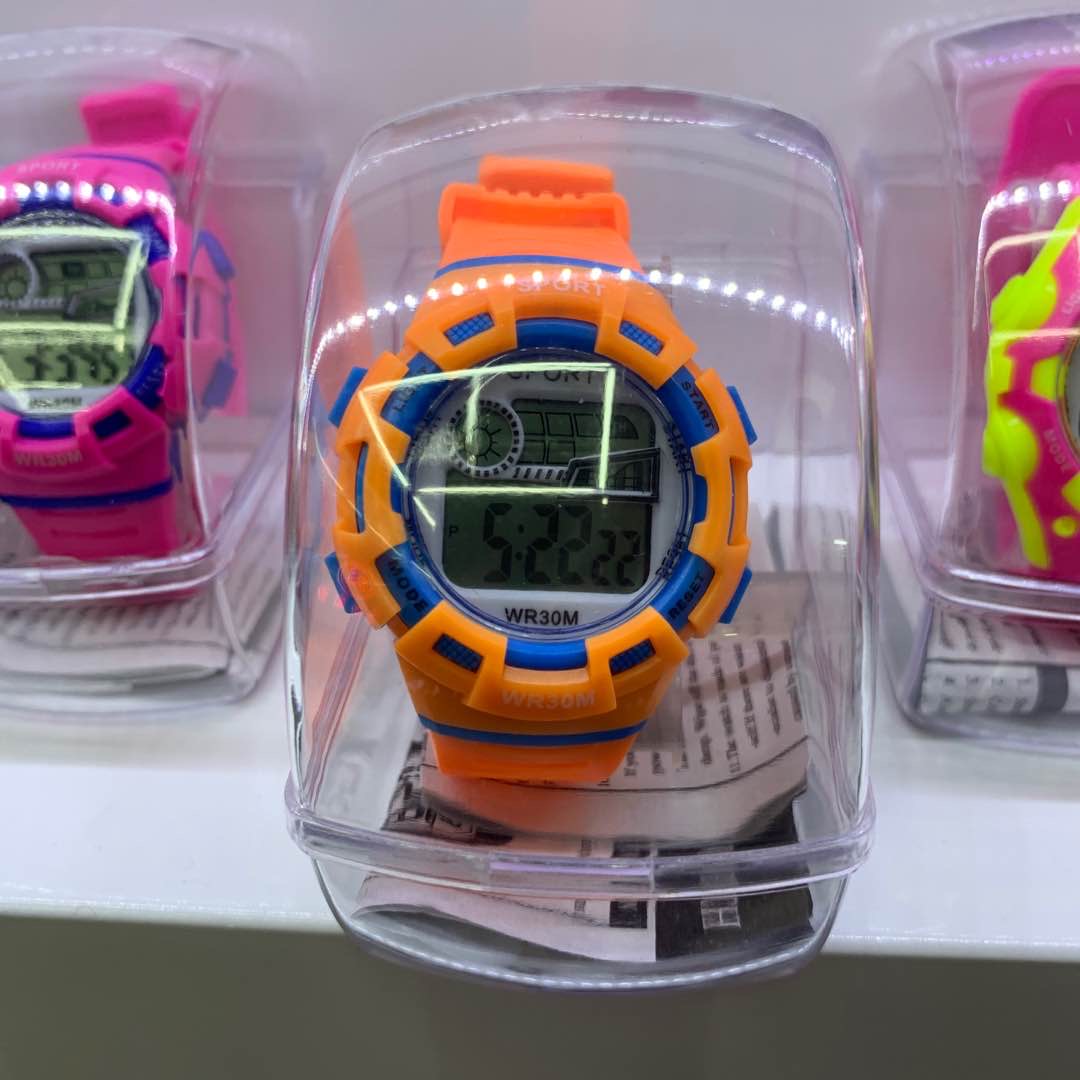 Electronic watches, luminous watches, waterproof watches, adult watches, digital watches, orange models