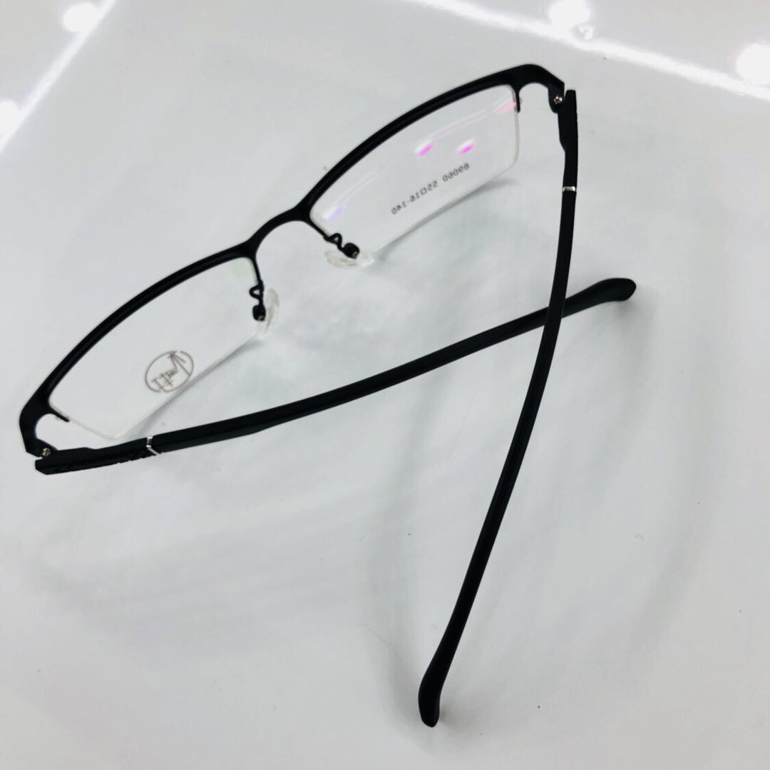 博视妮眼镜半框潮网防蓝光近视眼镜可配度数散光眼镜框产品图
