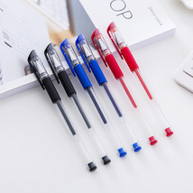 小种子文具批发 欧标中性笔0.5mm子弹头 针管碳素水性笔签字笔学生考试必备