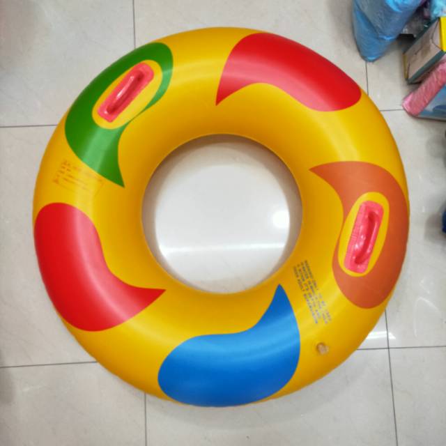 Wholesale inflatable swimming rings for children's entertainment toys