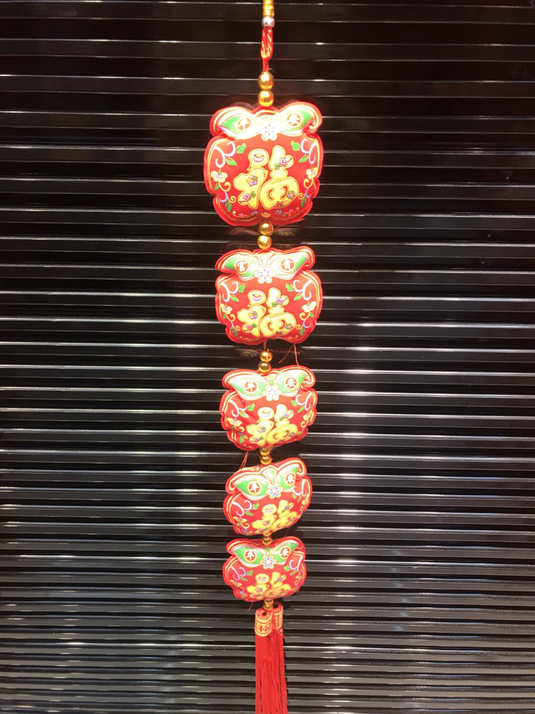 绒布印花苹果挂串婚庆节庆家居装饰挂件喜庆婚庆节庆用品乔迁新居