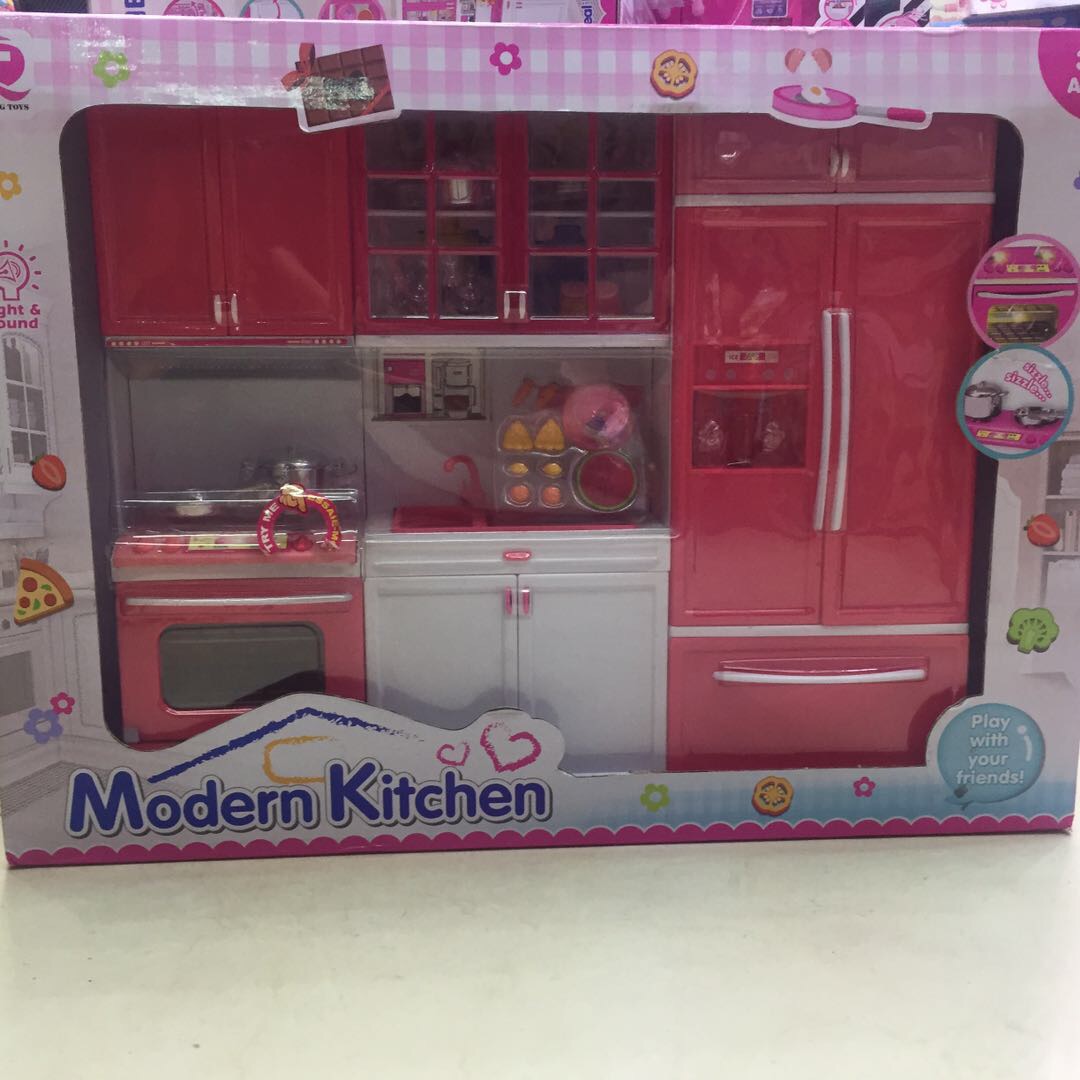 儿童经典厨房过家家三柜玩具