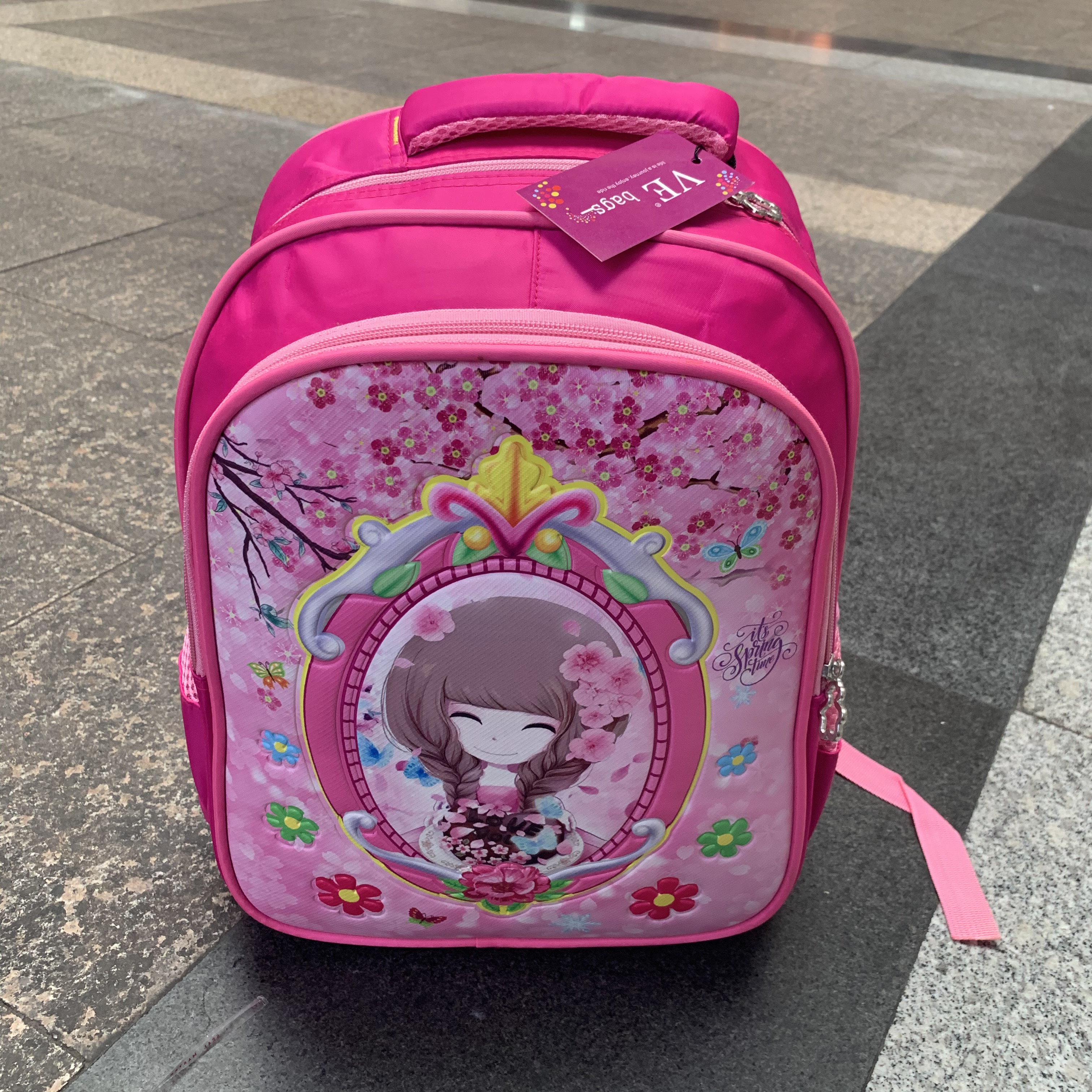 Girls' schoolbags for primary school students, grades 34, 56, Korean version of girls' backpacks, girls' junior high school and teenagers' backpacks, large