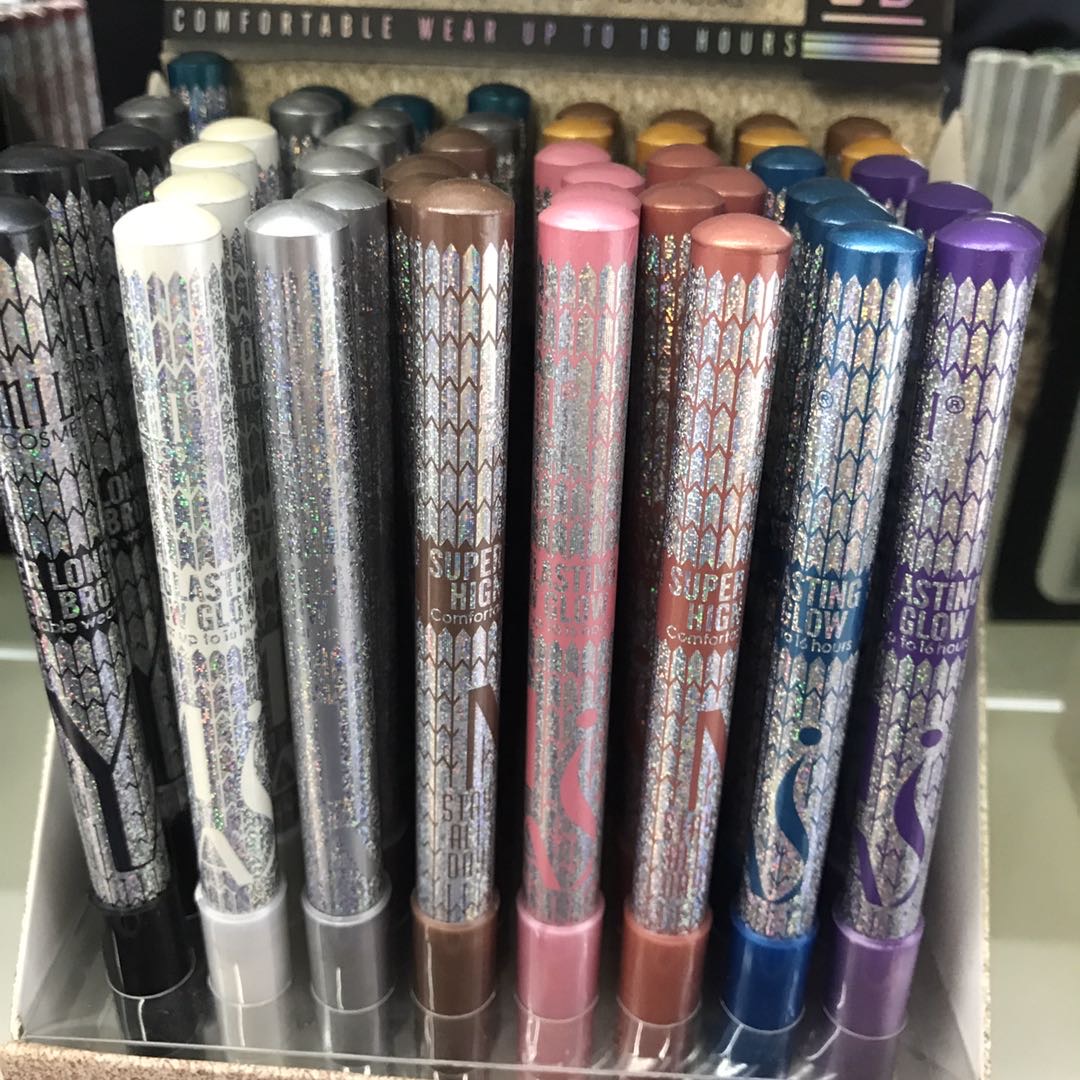 Factory Direct Millay Box 48 Multi-Color Lock Color Waterproof Eyebrow Pencil