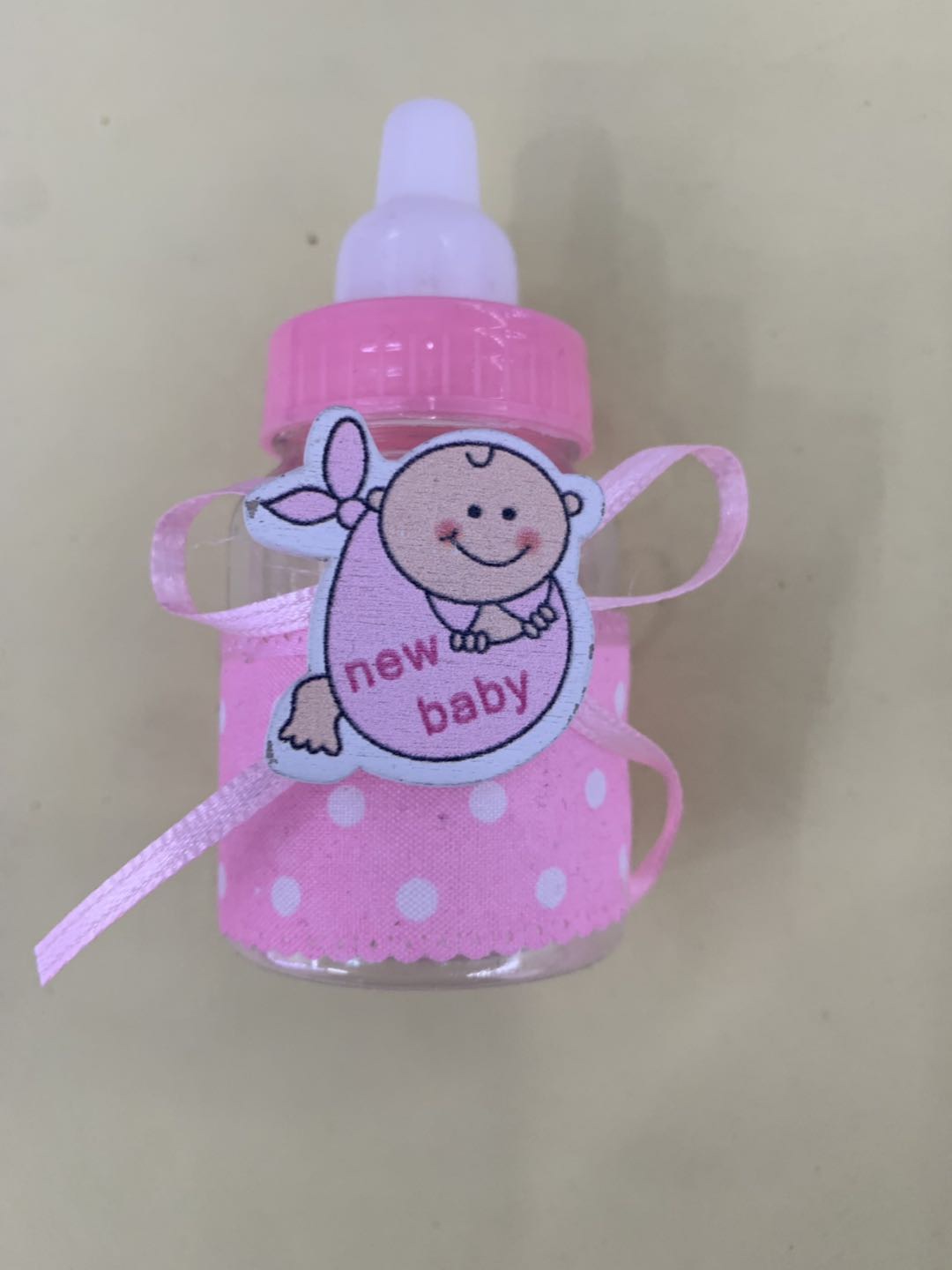 New environmentally friendly baby bottle shape PS material plastic box chocolate candy packaging gift box thumbnail