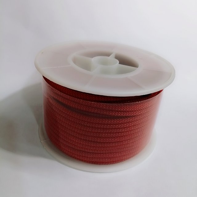Milan line red rope bracelet necklace braiding 2.5mm handmade DIY jewelry accessories thumbnail