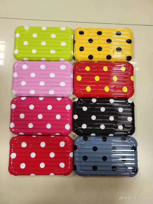 跌皮拉链小行李箱儿童小零钱包图