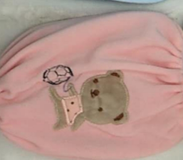 Baby Cuff Autumn And Winter Cute Cartoon Children Bear Sleeve Sleeve For Boys And Girls Anti-Fouling Sleeve Plush Baby Cuff Specification drawing