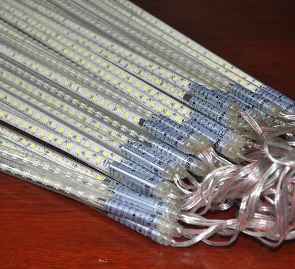 LED small colored lights, flashing lights, string lights, meteor shower, seven-color changing lights, household neon lights, outdoor waterproof, festival decorative lights details Picture