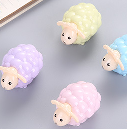 Fulejia 8081 self-produces and self-sells creative stationery, macaron-colored lamb pencil sharpeners and cartoon animal pencil sharpeners