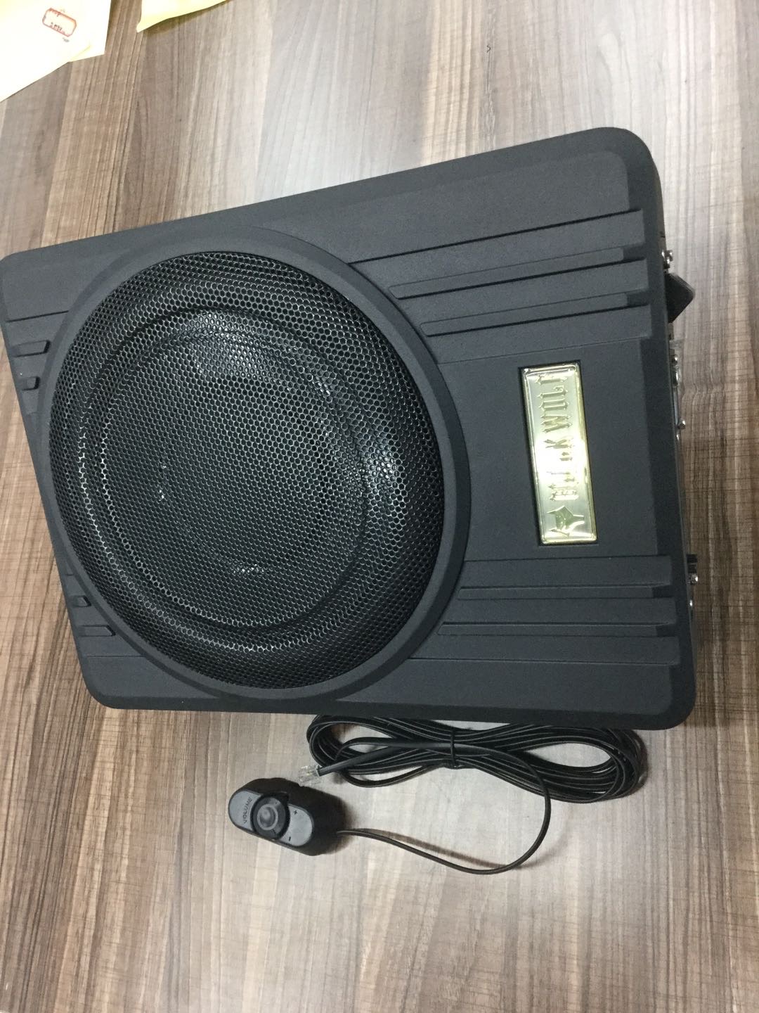 低音炮车载无损改装超薄重低音10寸12V24v有源汽车专用低音炮音响