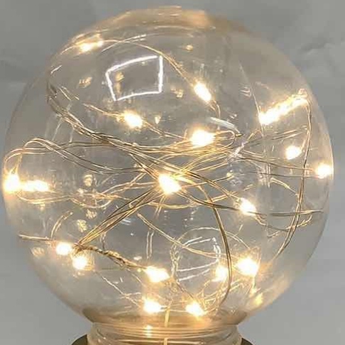 led creative bulbs, Edison tungsten filament lamps, seven-color starry night lights, table lamps, bedside lamps, decorative lamps, spherical shapes details Picture