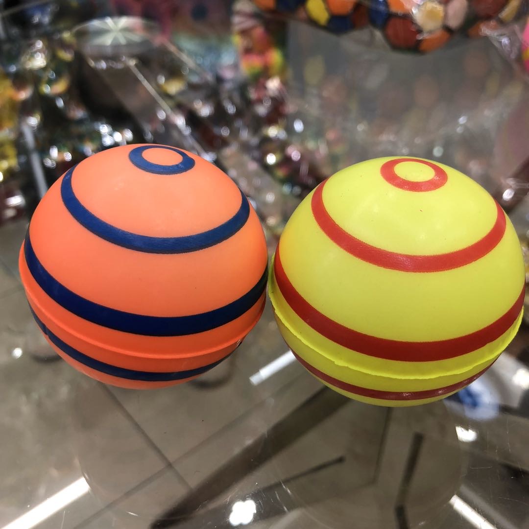 Factory direct sales of pu multi-color rebound spiral balls details Picture