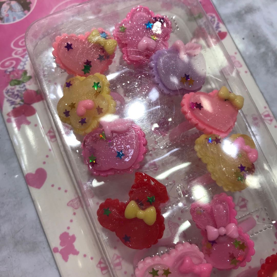 Rings, rings, children's rings, princess and baby accessories, girl toy rings, lady accessories, girl gifts, warm and cozy details Picture