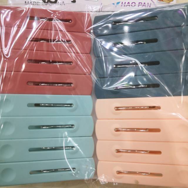 Plastic Clip Solid Color Clothespins Plastic Clip Clothespins (16 Per Pack) Specification drawing