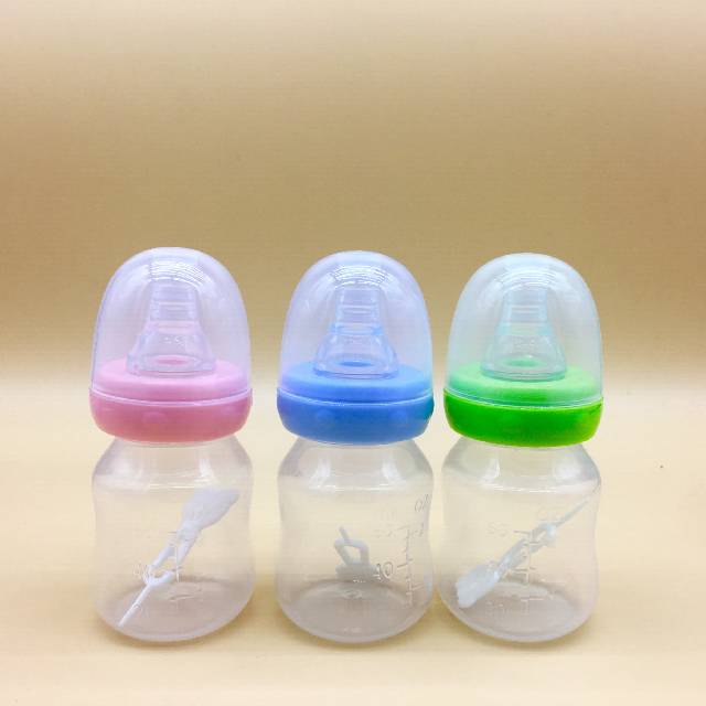 厂家直销宝宝果汁瓶喂药喝水塑料奶瓶60ml初生婴儿标口PP奶瓶批发详情图2