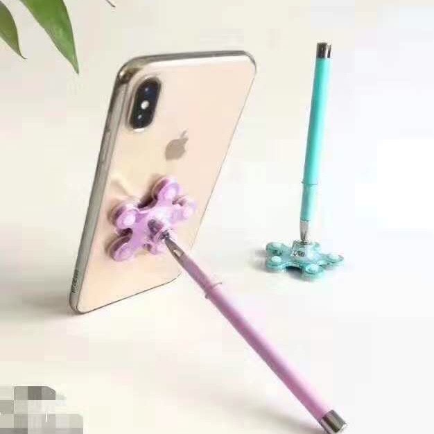 吸盘手机支架多功能中性笔