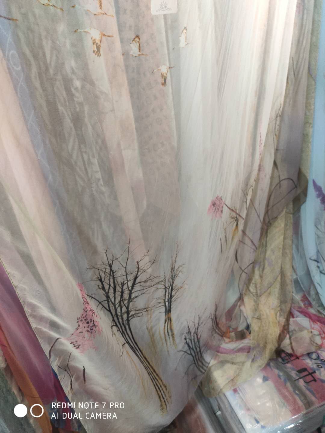 Women's Fashion Trend With Leisure Spring And Summer Print Imitated Silk Scarf Shawls Specification drawing