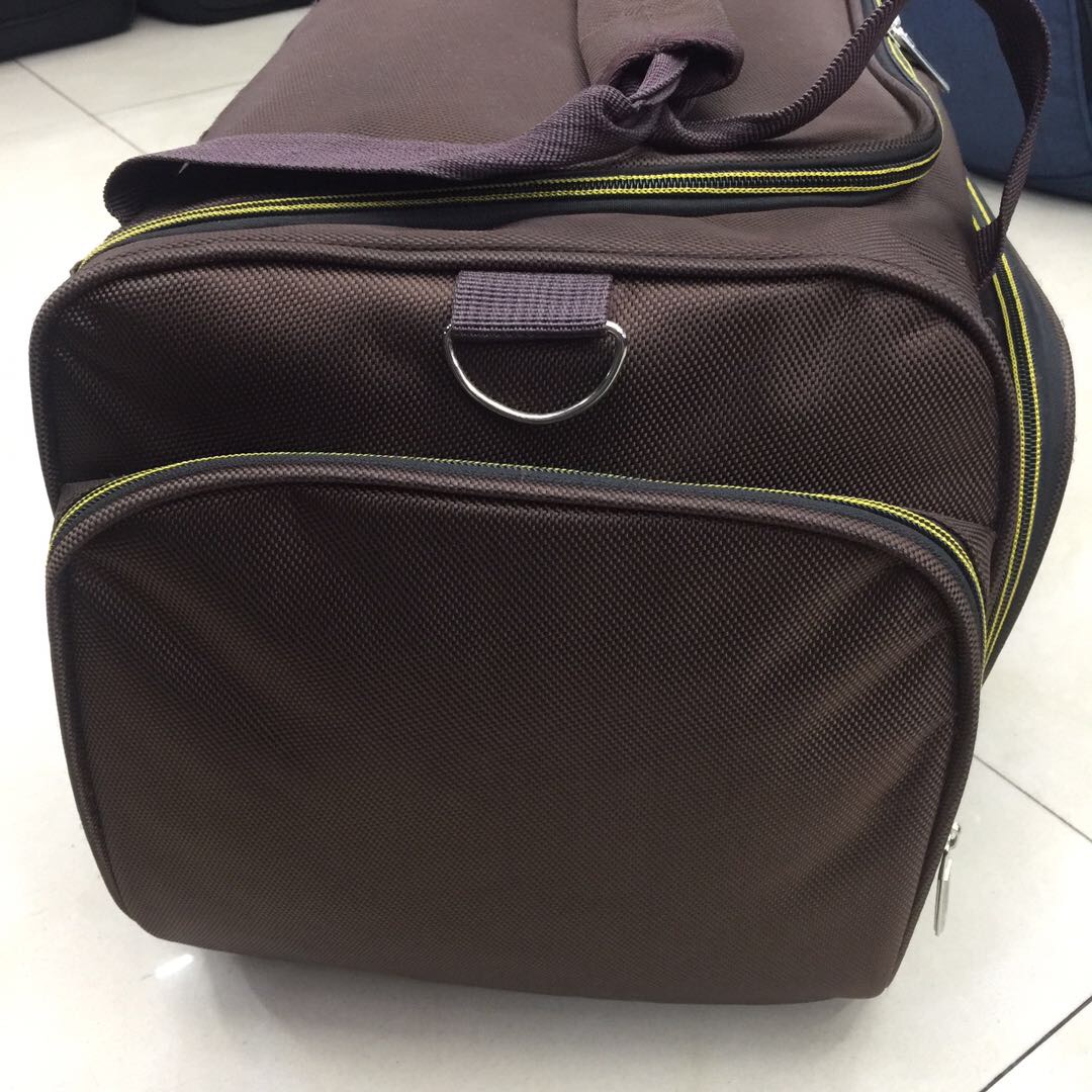 Interior layout of anti-theft backpack showing compartments and USB port