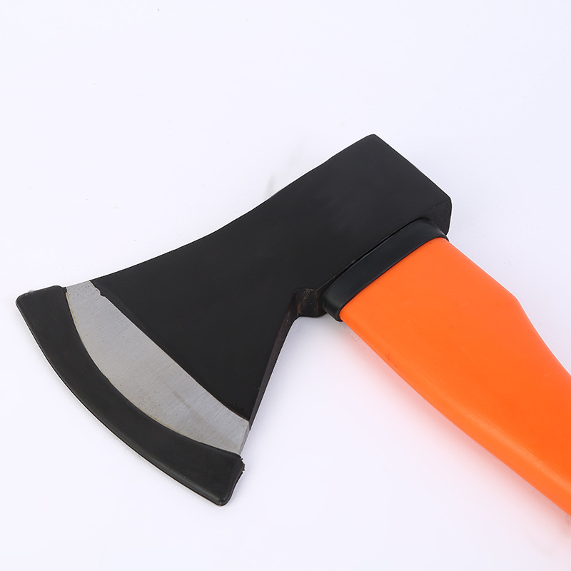 Plastic-handled axes, household axes, outdoor mountain-cutting axes, logging axes, woodworking and fire-fighting axes details Picture